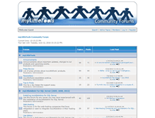 Tablet Screenshot of forum.mylittlebackup.com